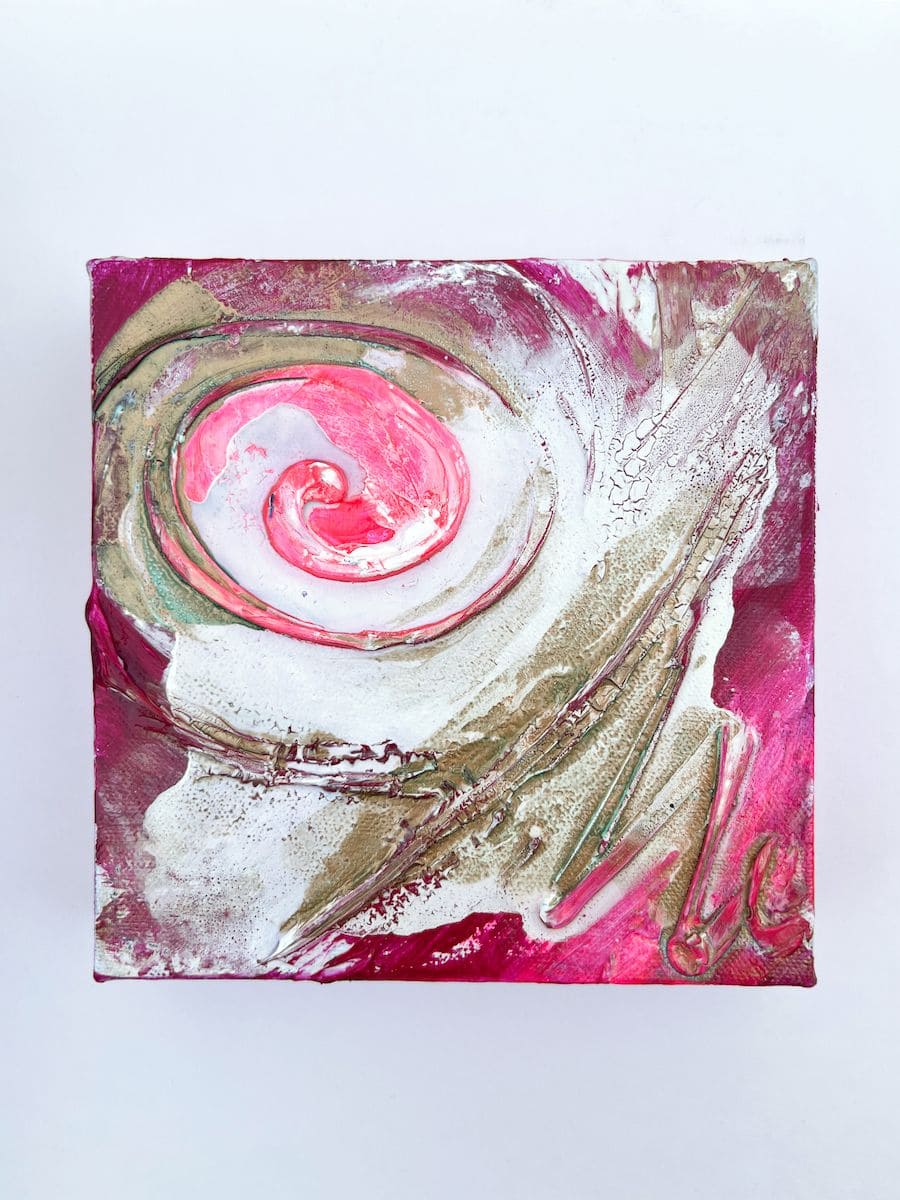 Swirling - 6"x6"
