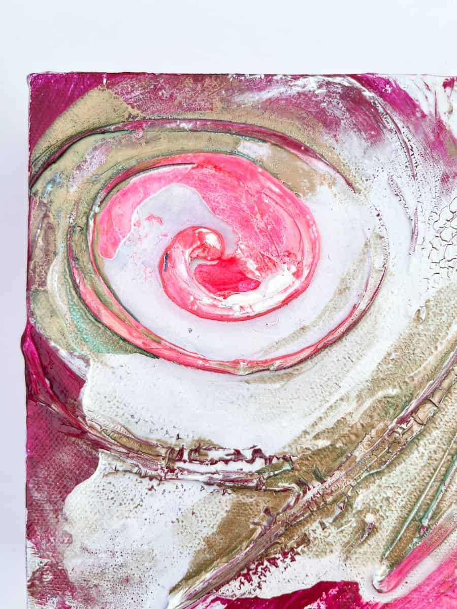 Swirling - 6"x6"