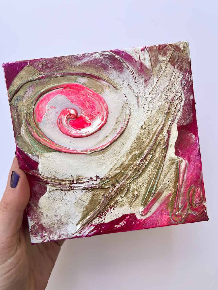 Swirling - 6"x6"