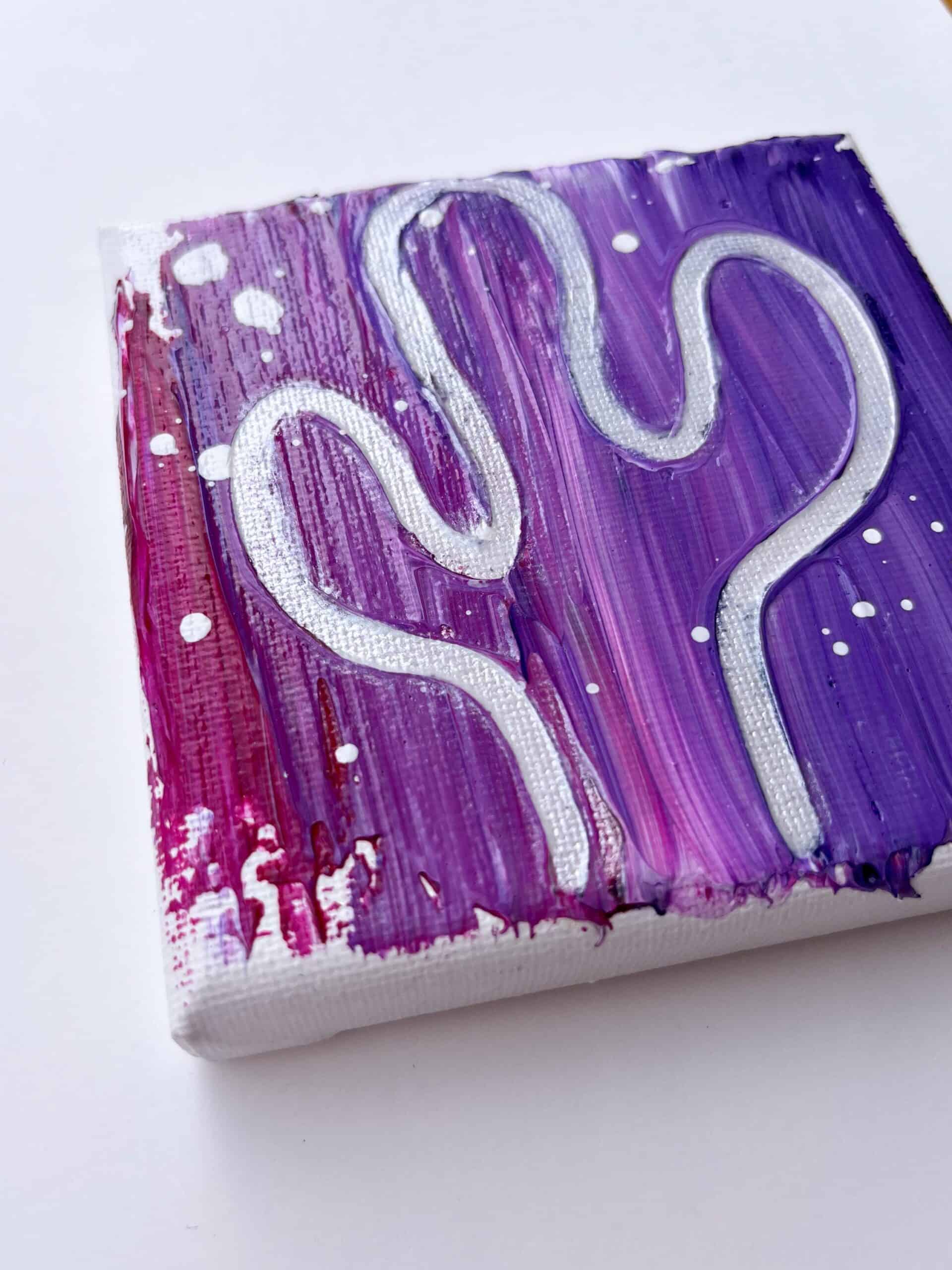 Silver linings - 4"x4"