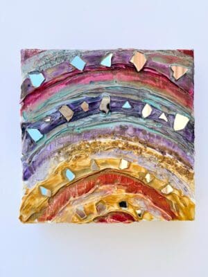 Rainbow Sun - 6"x6"