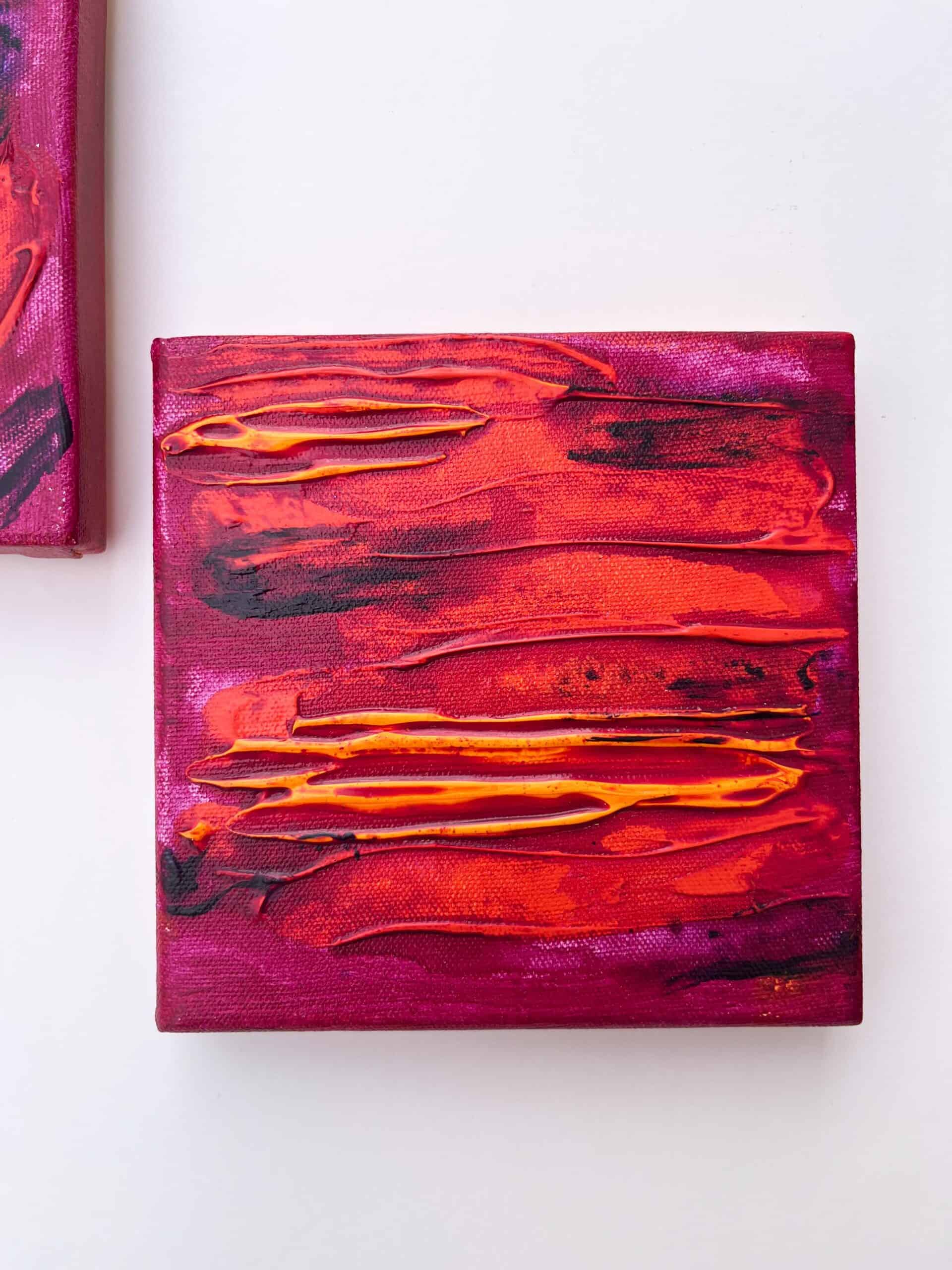 Fire nights - 6"x6" - set of 2