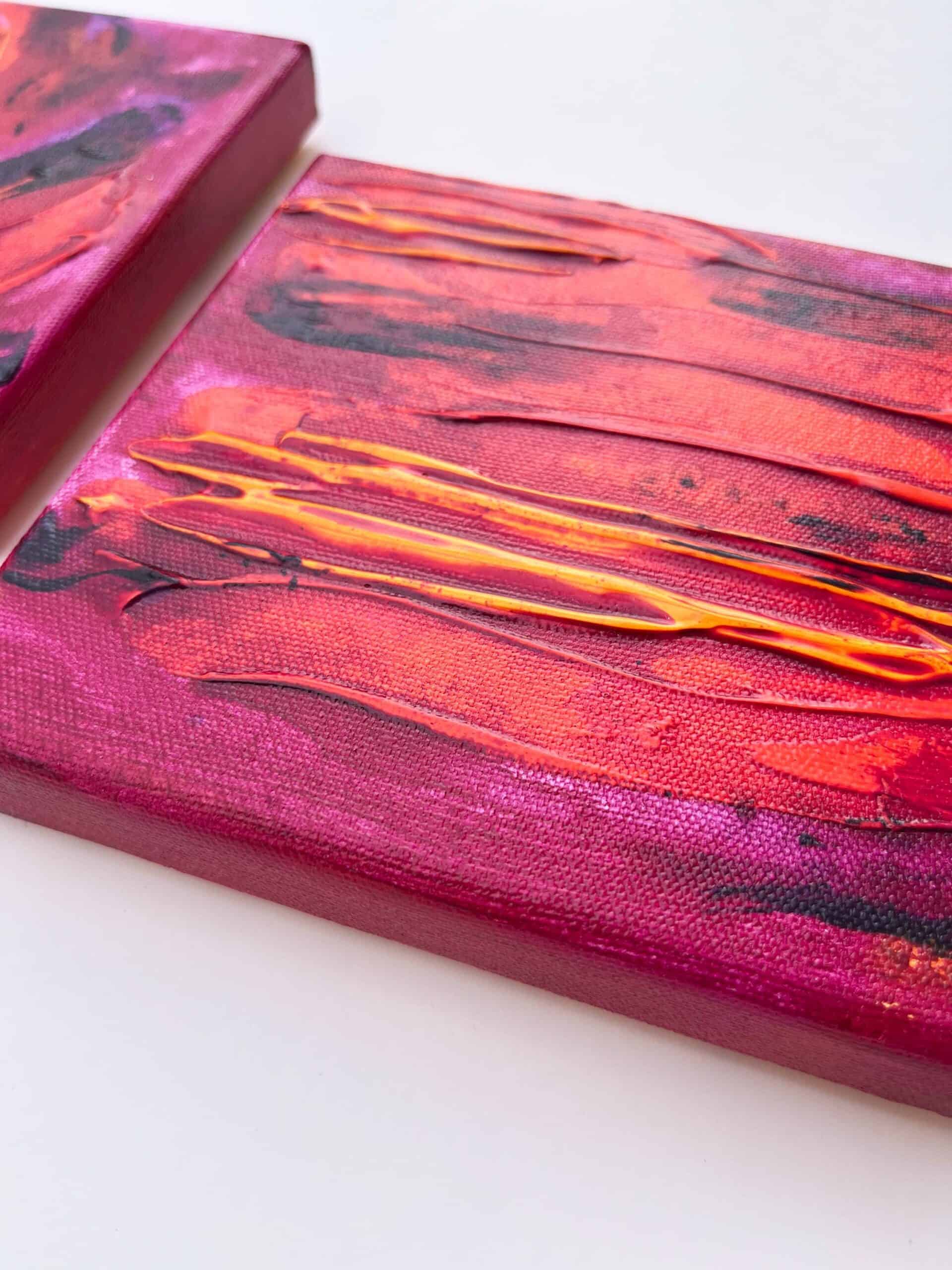 Fire nights - 6"x6" - set of 2