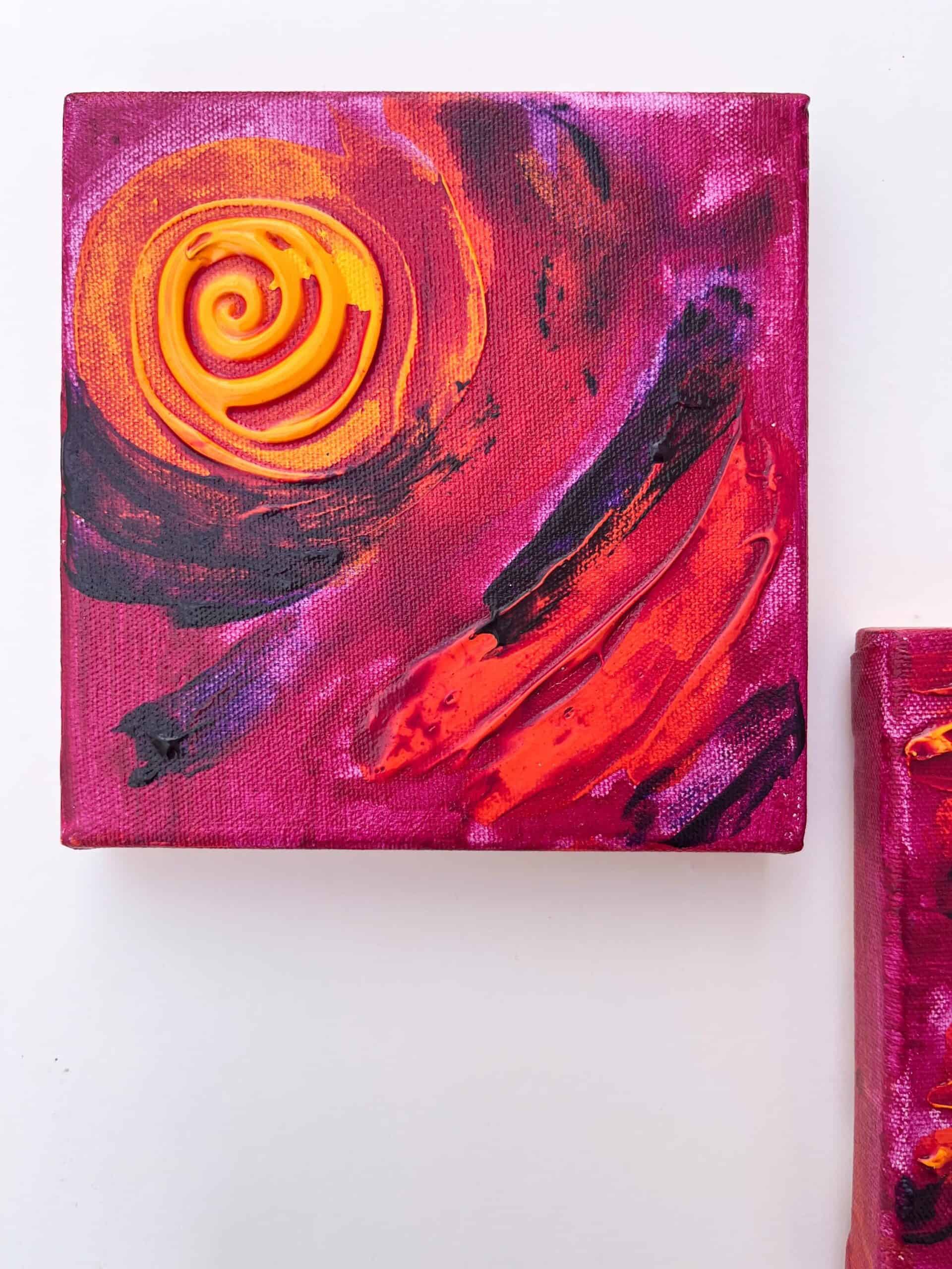 Fire nights - 6"x6" - set of 2