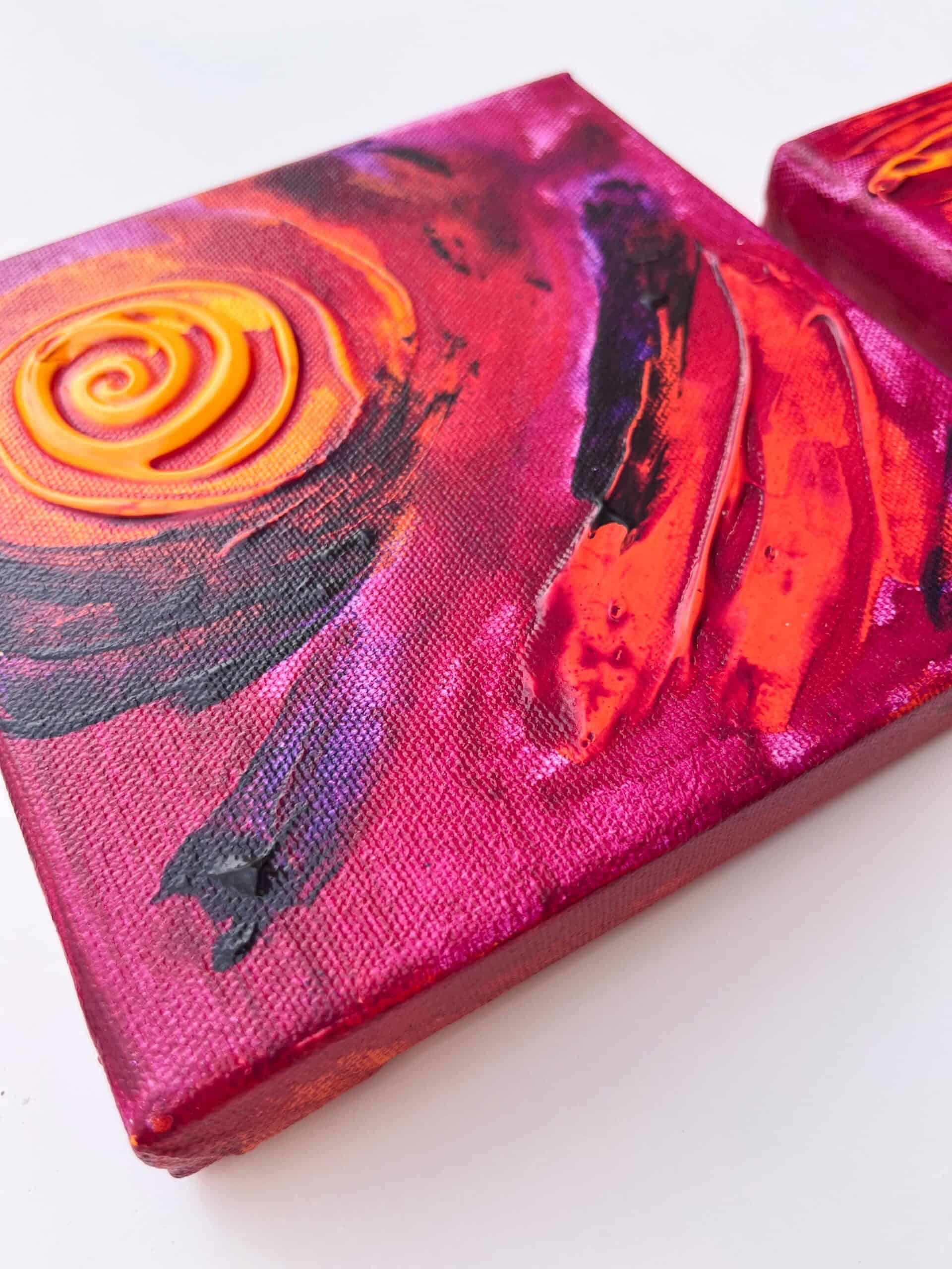 Fire nights - 6"x6" - set of 2